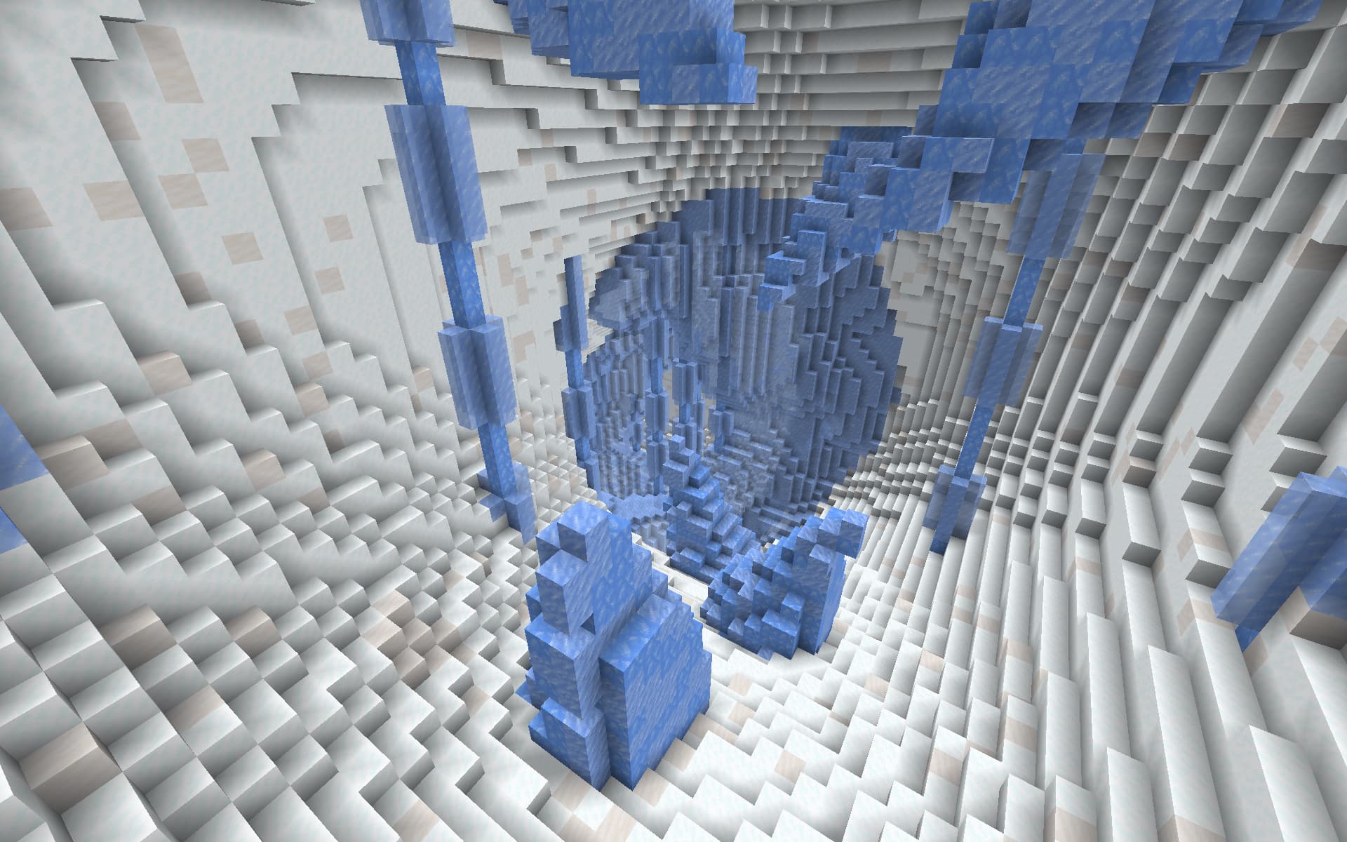 Screenshot of factory ice Elytra race track