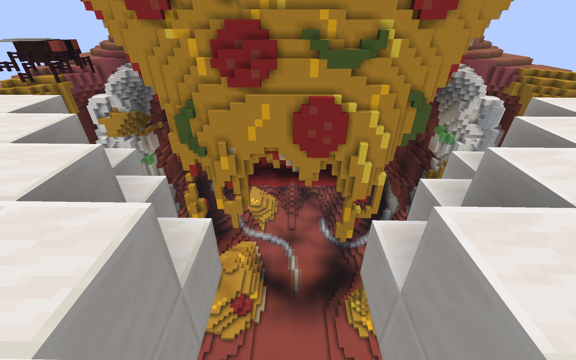 Screenshot of glide body Elytra race track