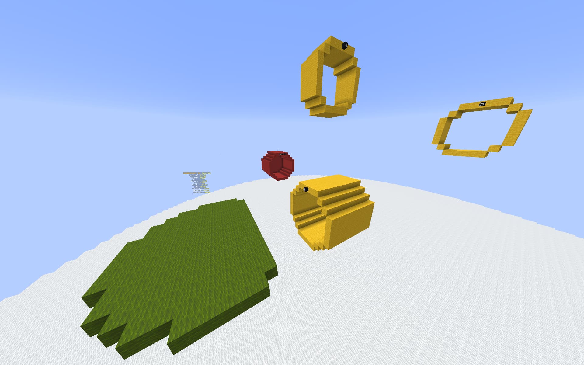 Screenshot of tutorial2 Elytra race track